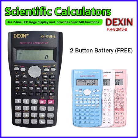 Portable Multi-functional Scientific Calculator for Students and Business (Brand: 240F)