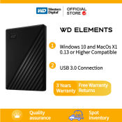 WD Elements Portable Ultra-Thin 3.0 External Hard Drive