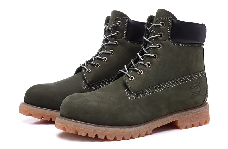 olive green timberland boots mens