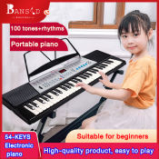 Bansid 54-Key Electronic Keyboard Piano with Dual Speakers