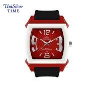 UniSilver TIME Kandy Krushhh Unisex Black/Red Analog Rubber Watch