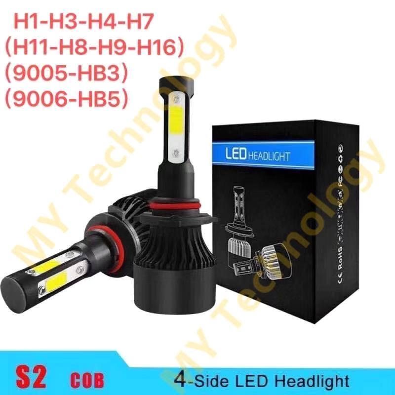 upgrade C6 LED H4 H7 H11 COB Car Headlight Bulbs H1 H3 H8 9005