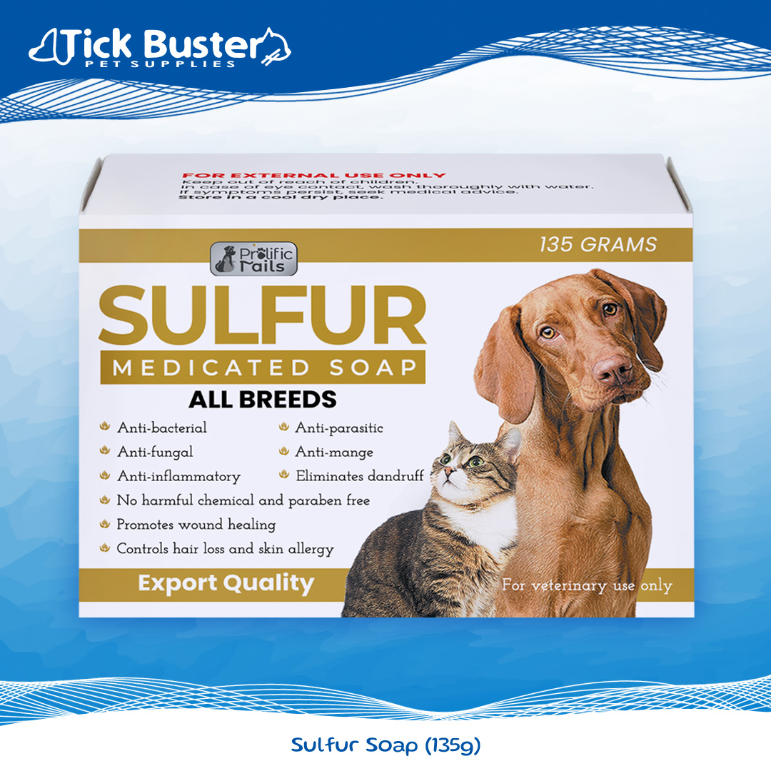 TBS 2.0 Prolific Sulfur medicated soap for cats and dogs 135g