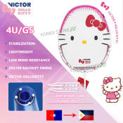 Victor Hello Kitty Badminton Racket - Single DriveX KT