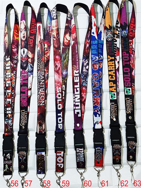 GGWP - League of Legends Roles High Quality Lanyard/ID Lace