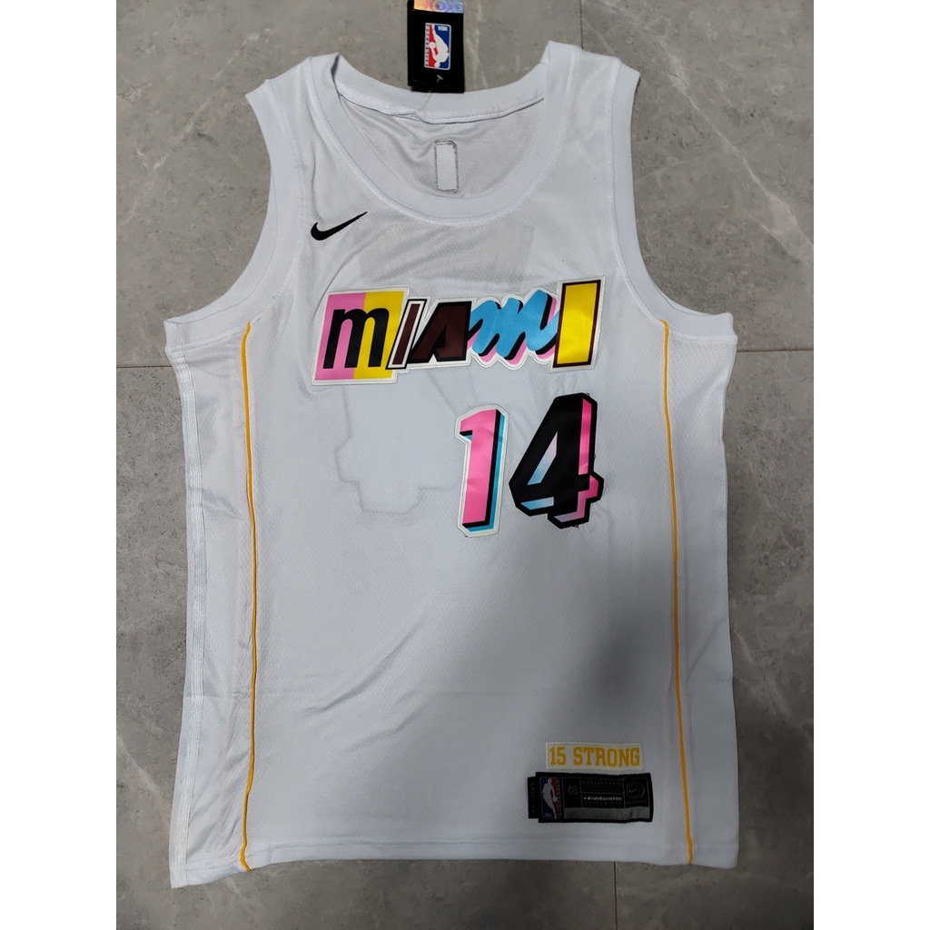 Shop miami heat jersey white for Sale on Shopee Philippines