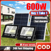 Waterproof Solar LED Flood Light - 50W - Brand Name