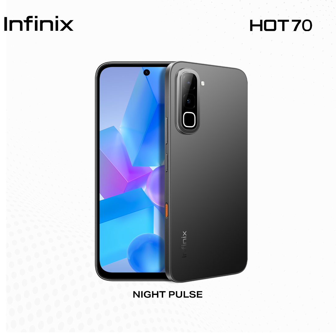 「NEW Arrival」- Infinix HOT 70, (up to 18GB [6GB + 128GB] Dynamic Shine Design with Baby-Smooth Finish / 45W+ 6000 mAh Battery + Lighting Fast Charge / Dust, Water & Drop Proof IP65 SG5G Certified (1 year local warranty) Smart Phone - Image 3