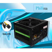 Power Supply With 6PIN True Rated 700W Psu