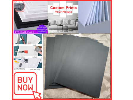 Sintra Board A3 Black ,3 Pcs EACH. Quality Sintra Board Pvc foam board Water Proof Sintra Board Used for wall decorations, stickers, Perfect for architecture model, Building model