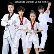 Cotton Taekwondo Uniform for Kids and Adults - Shift