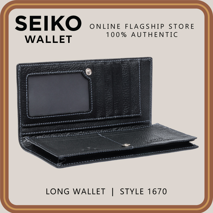 Seiko Wallet - Genuine Leather Organizer (Unisex) 1691 | Lazada PH