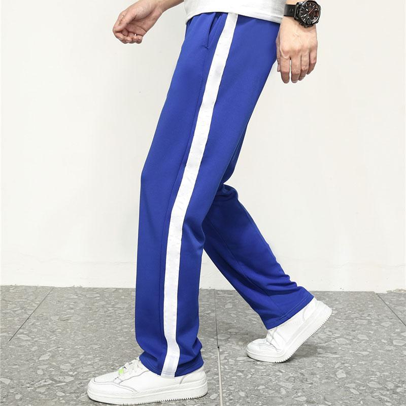 Pom Amsterdam - Striped Trousers - Blue/White - Mr & Mrs Stitch