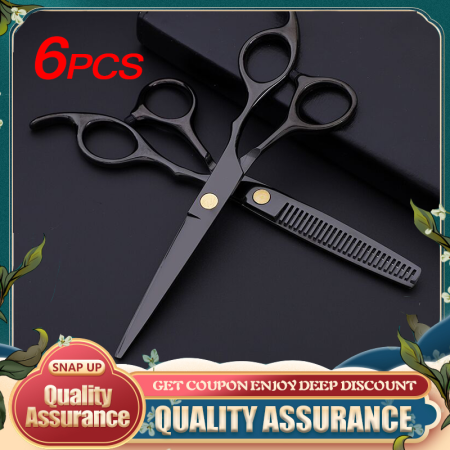 440C Steel 6" Barber Cutting & Thinning Shears