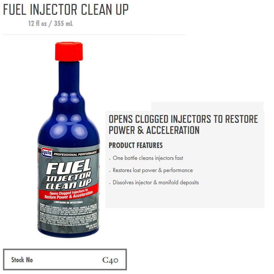 Fuel Injector Clean Up Cyclo