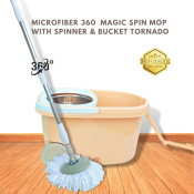 Magic Tornado 360° Spin Mop with Easy Rotating Bucket