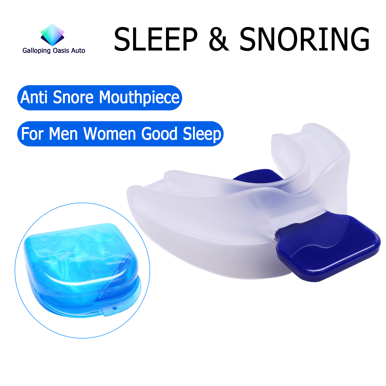 SnoreStop Mouthguard: Silicone Anti-Snoring Device for Better Sleep
