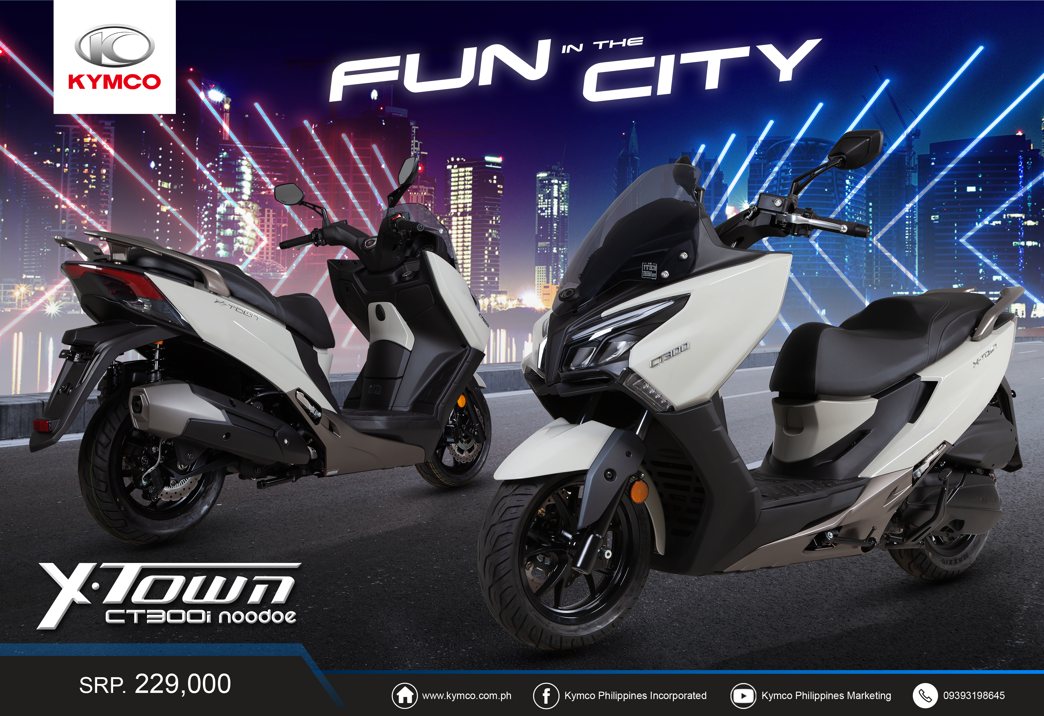 Kymco Philippines Kymco Ct 300 KYMCO XTown CT 300i Reservation Fee