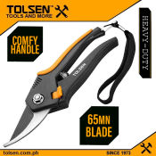 Tolsen Bypass Pattern Garden Pruning Shear 65mn Blade  31021