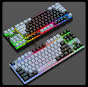 FIREWOLF Gaming Keyboard K10 with Mixed Color Backlight