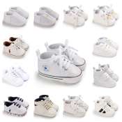 Christening White Prewalker Shoes for Baby Boys and Girls (Brand: )