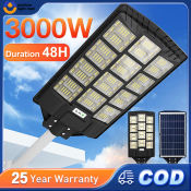 Waterproof Solar Street Light with Remote Control - 