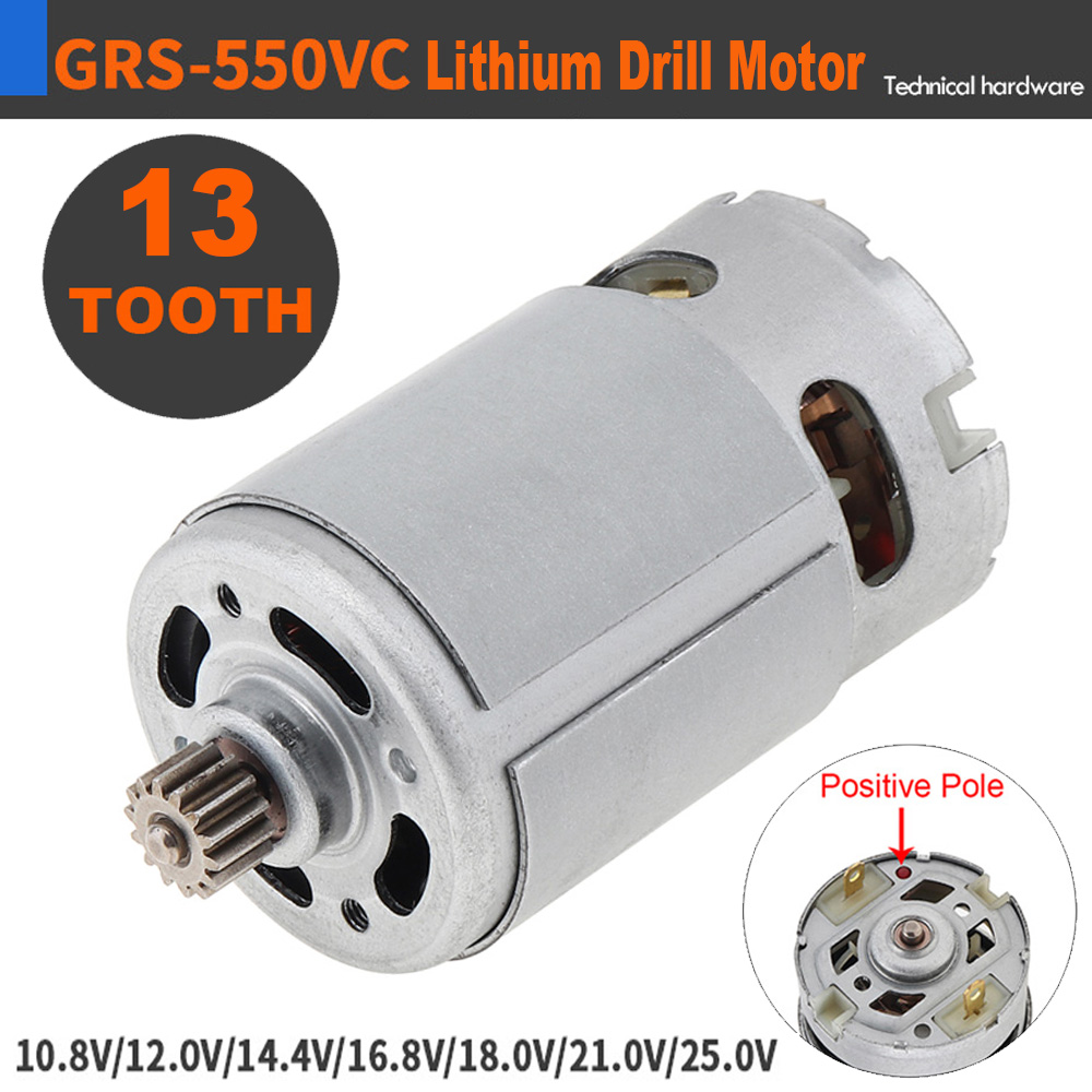 RS550 High-Speed DC Motor with Gear for Power Tools