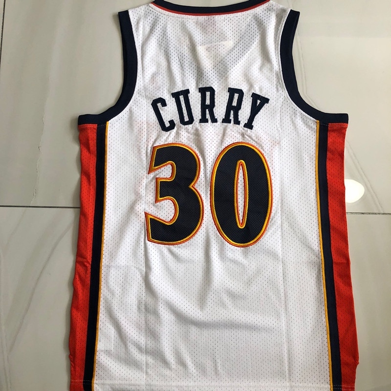 2009/10 Warriors CURRY #30 Purplish Blue Retro NBA Jerseys 热压