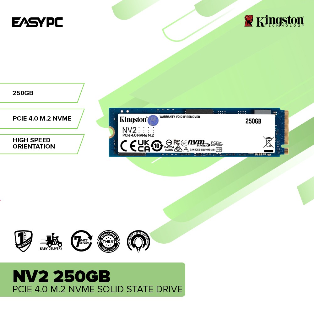 Kingston A2000 SSD M.2 2280 NVME Capacité 250 Go - Foto 7