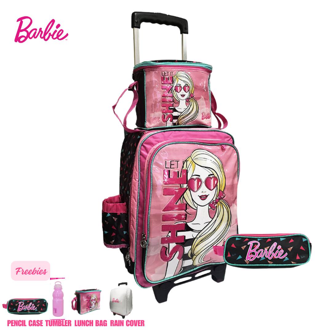 BARBIE TODAY IS MAGICAL BOX TYPE SCHOOL STROLLER/TROLLEY FOR KIDS | Shopee  Philippines
