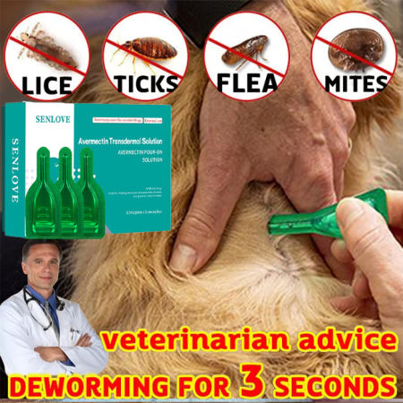 Fast-acting Waterproof Tick and Flea Remover for Dogs and Cats