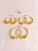 YY Fashion Jewelry 14K Gold Plated Hoop Earrings