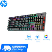 HP GK100F Gaming Keyboard with Hybrid Backlight and Blue Switch