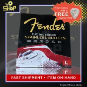Fender Electric Guitar Strings - Complete Set .009-.042 - High Quality