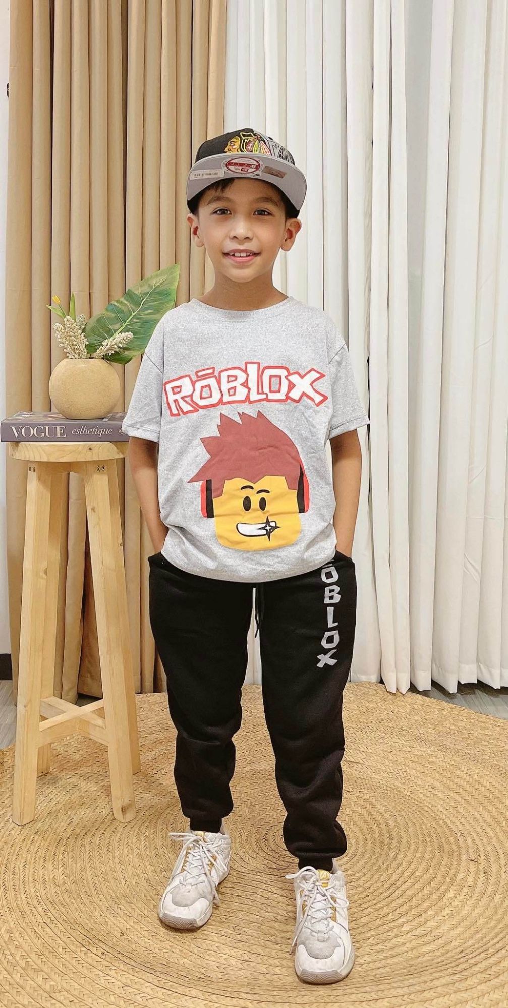 Roblox T-Shirt Jogger for boys kids (1-11yrs.old small to xlarge) quality  made unisex terno