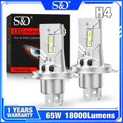 S&D Z3 65W Car LED Headlights, 18000LM Brightness, White