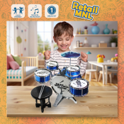 Retailmnl Kids Jazz Drum Set - Musical Instrument Toy