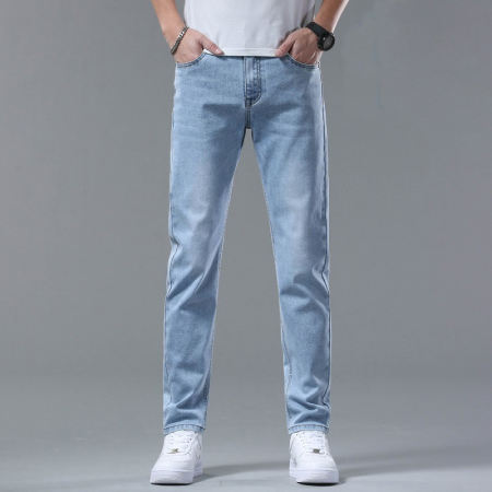 Stretchable Men's Denim Jeans - Comfortable & Fashionable Pants