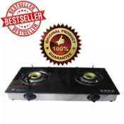 Micromatic Duble Burner Glass Top Gas Stove MGS-802