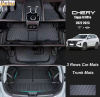 Full Set Matting For Chery Tiggo 8/8Pro 2022 Car Floor Mats Set Waterproof DropShipping Center Interior Accessories 100% Fit Rubber Tpe