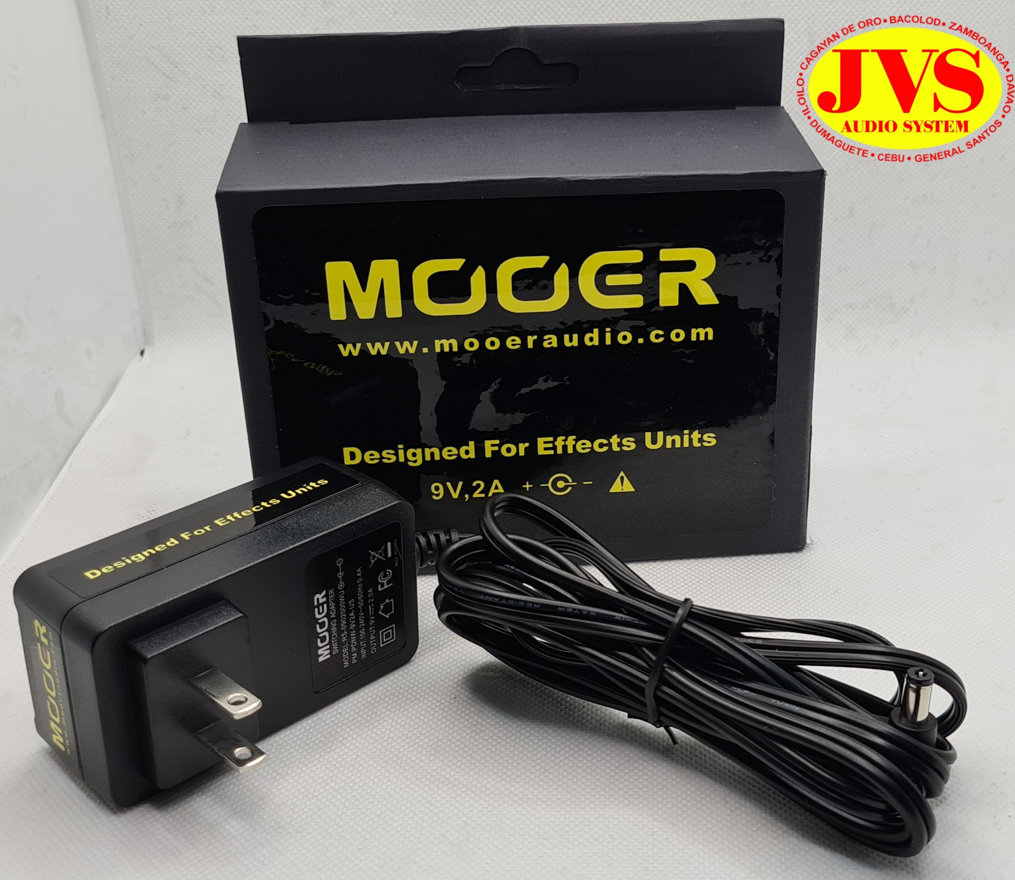 Mooer 9V DC Power Adapter 300 mA pour GE100 & GE150