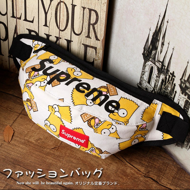 supreme bart simpson belt bag