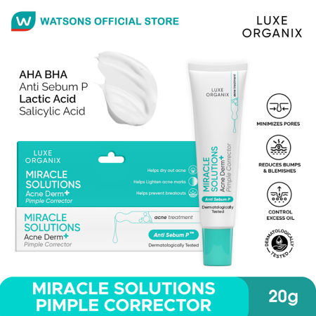 LUXE ORGANIX Miracle Solutions AHA/BHA Corrector Light 10ml