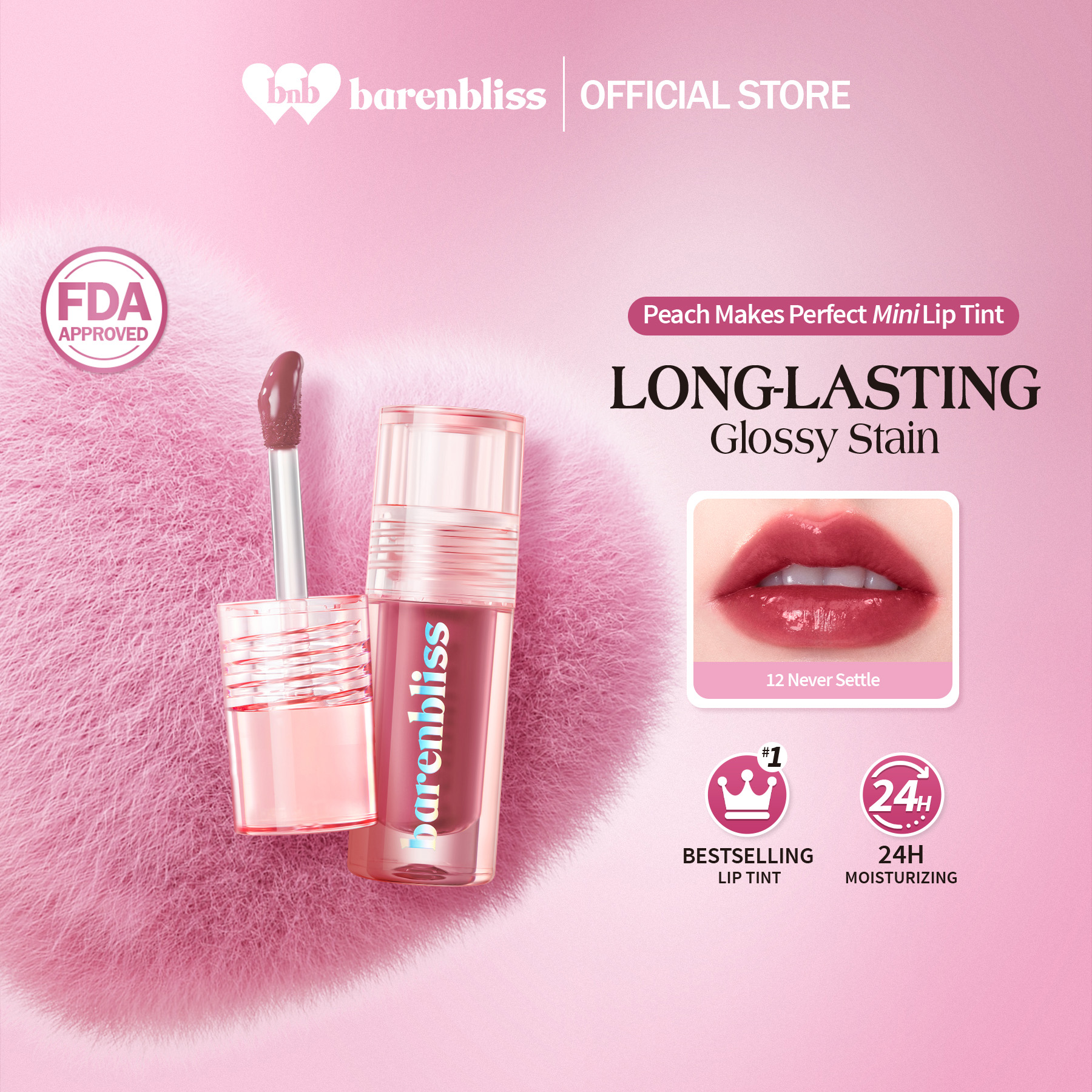 Discount on Barenbliss  shoes - SKU: 【MINI】barenbliss BNB Peach Makes Scented Perfect Lip Tint -Shade 12 | Moisturizing l Korean Lightwei