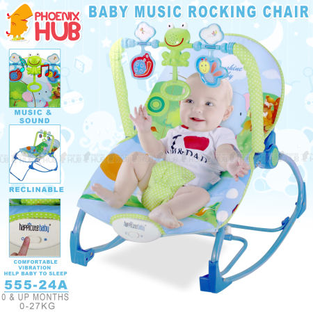 Phoenix Hub Baby Rocker - High Quality Infant to Toddler
