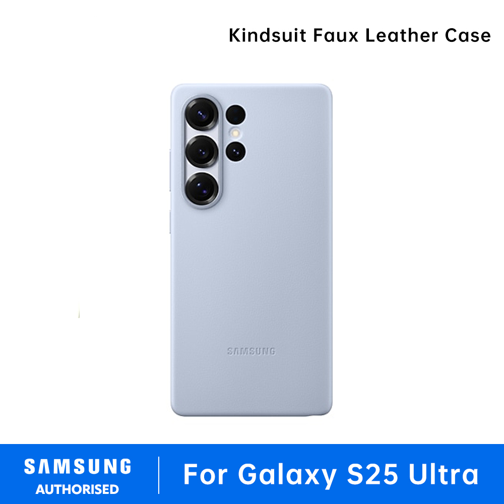 Original Samsung Galaxy S25 Ultra Kindsuit Faux Leather Case High Quality Soft Leather Case For Samsung Galaxy S25 Ultra Protector Shell & Box