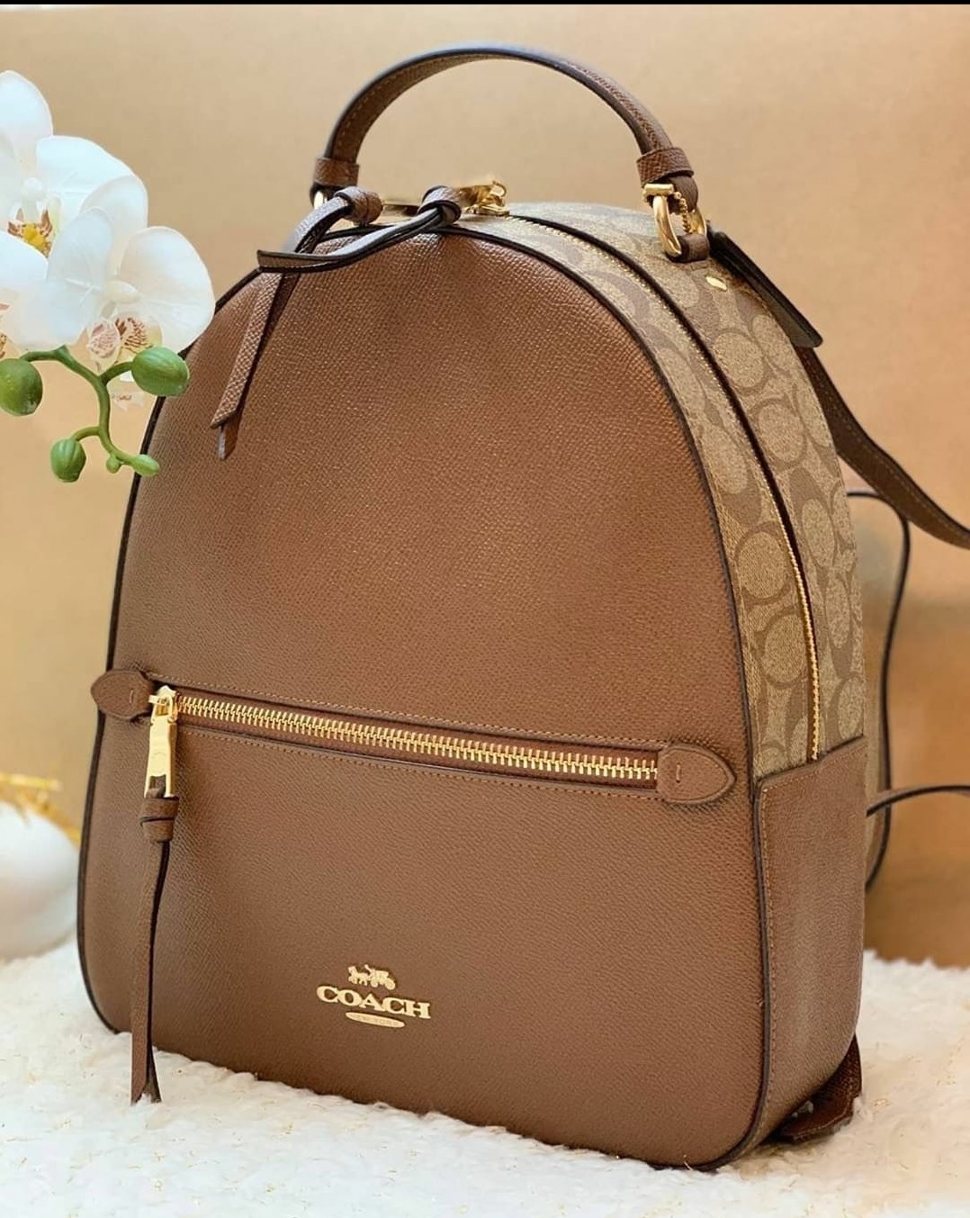 coach jordyn backpack brown