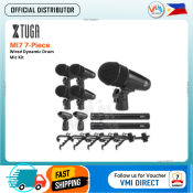 XTUGA MI7 7-Piece Wired Drum Microphone Kit