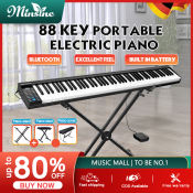 Minsine Bluetooth Portable Electric Piano, 88 Keys, Professional Grade