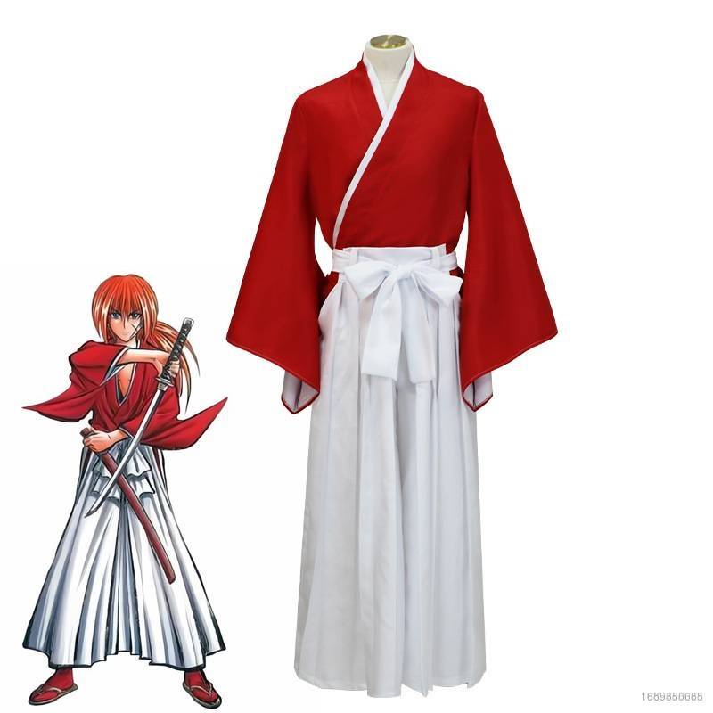 Anime Himura Kenshin HIMURA KENSHIN Kendo Uniform Kimono Cosplay